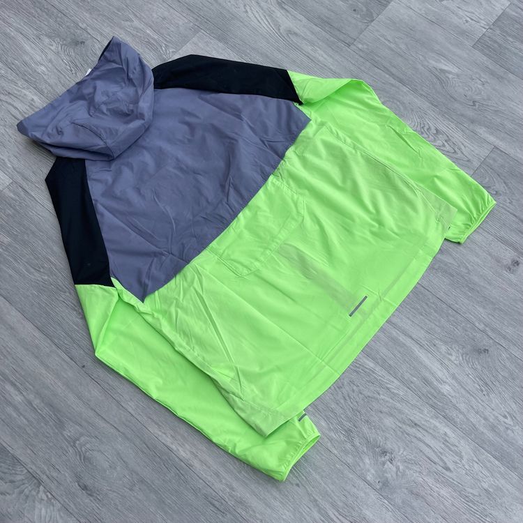 Nike Miler Repel Zip Windbreaker Running Jacket - Iron Purple/Black/Lime Blast [HV6521-506] obraz 5