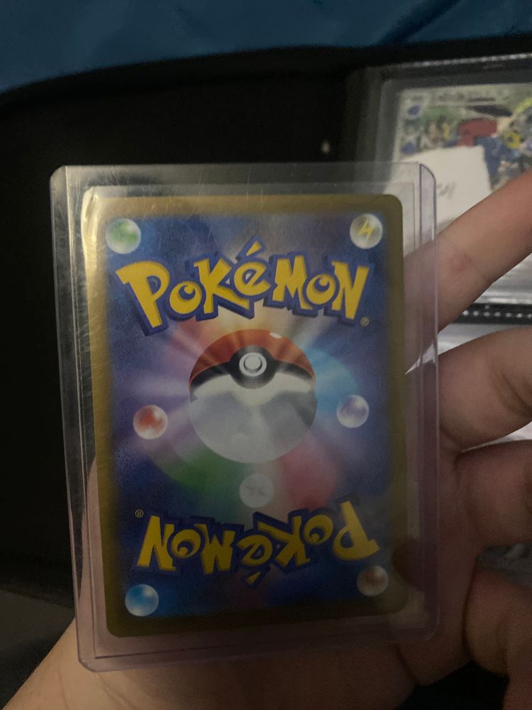 Pokémon Trading Card on screen