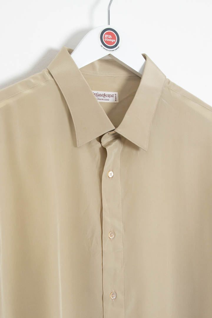 YSL Long Sleeve Silk Dinner Shirt (XL) obraz 2