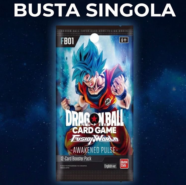 Pack singolo Dragonball FB01 Jap aperto live