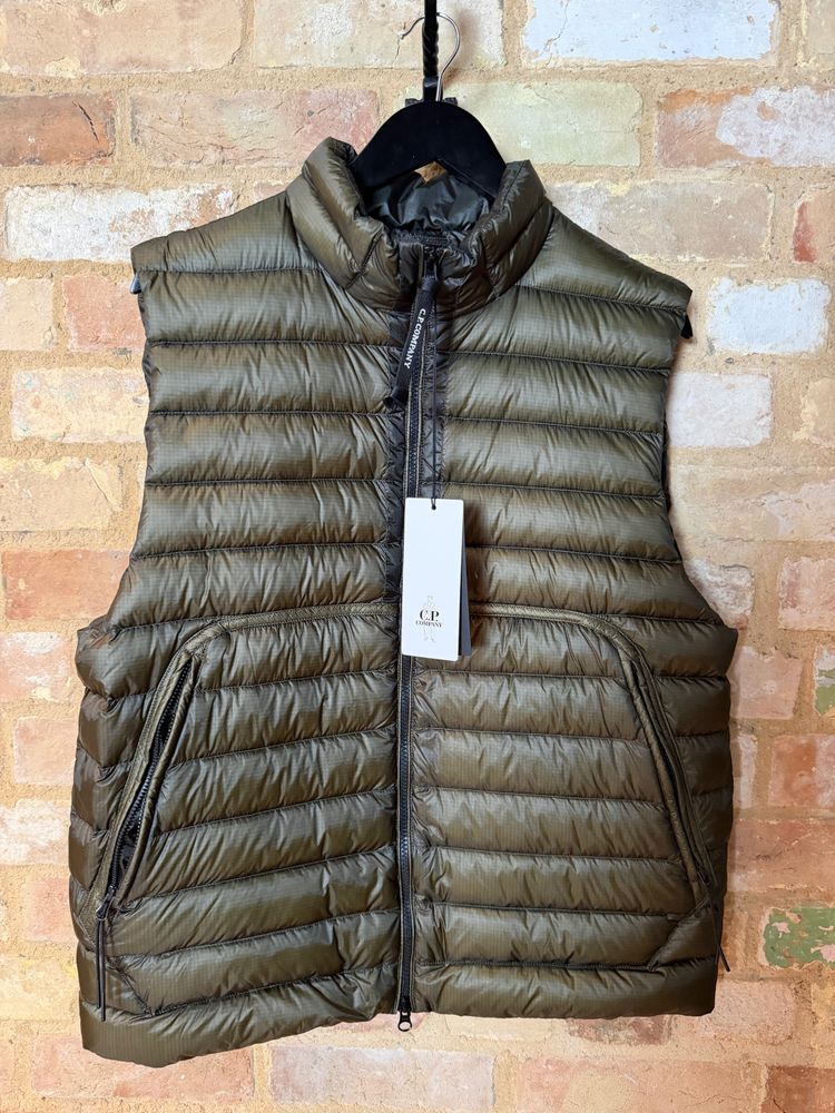 C.P. Company DD Olive Gilet BNWT Large £500rrp
