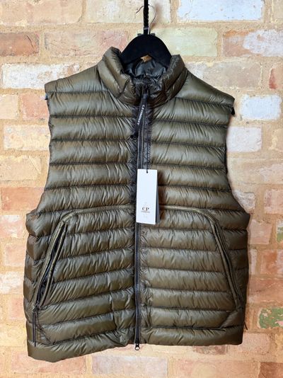 C.P. Company DD Olive Gilet BNWT Large £500rrp