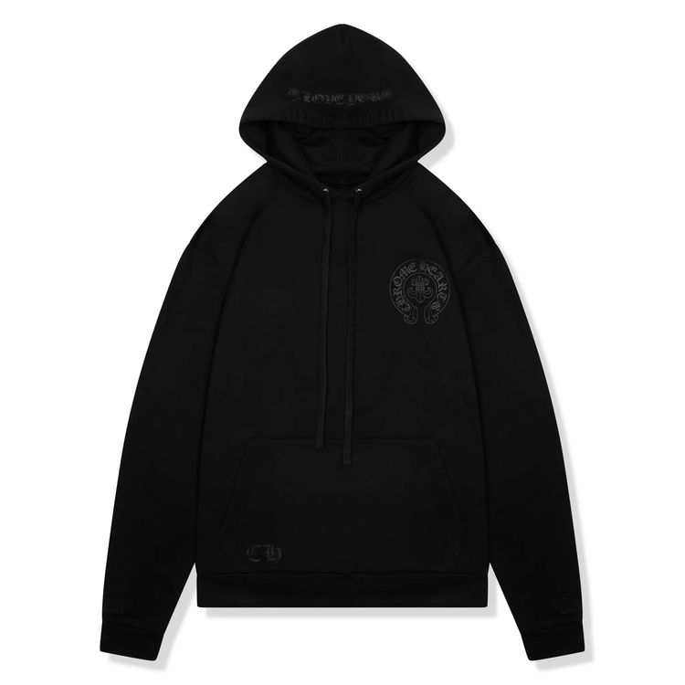 Chrome Hearts Horse Shoe Black Hoodie