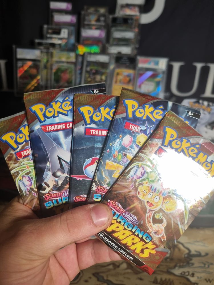 5x surging sparks Booster Packs