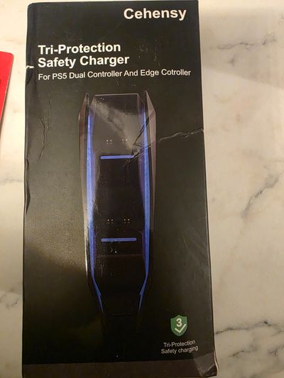 Tri-Protection Safety Charger For Ps5 Dual Controller