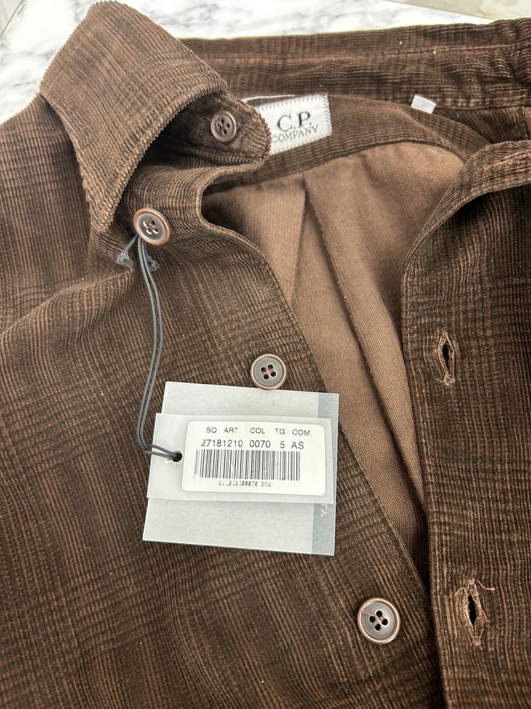CP Company Brown P.o.W Check Shirt image 2