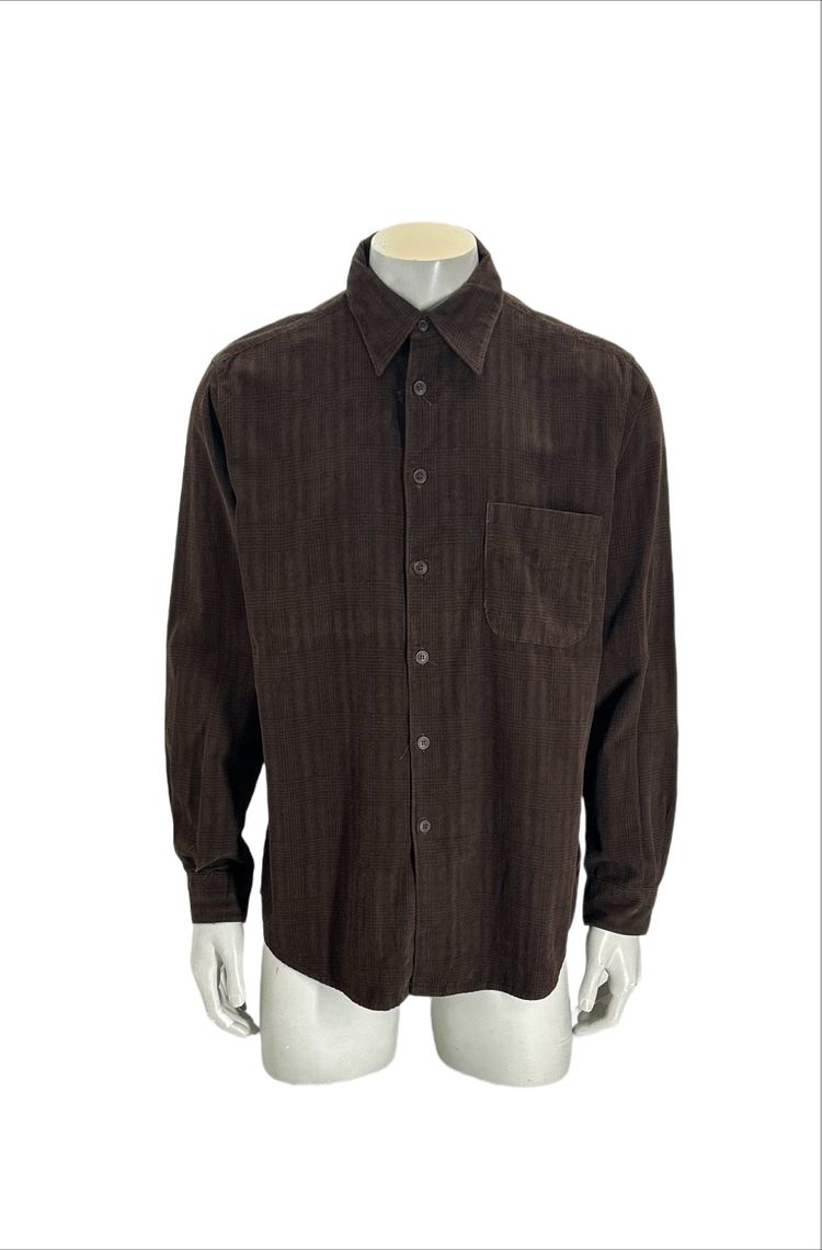 CP Company Brown P.o.W Check Shirt image 1