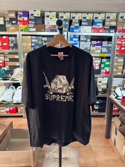 Supreme Origami Tee Black - Cropped - SS26