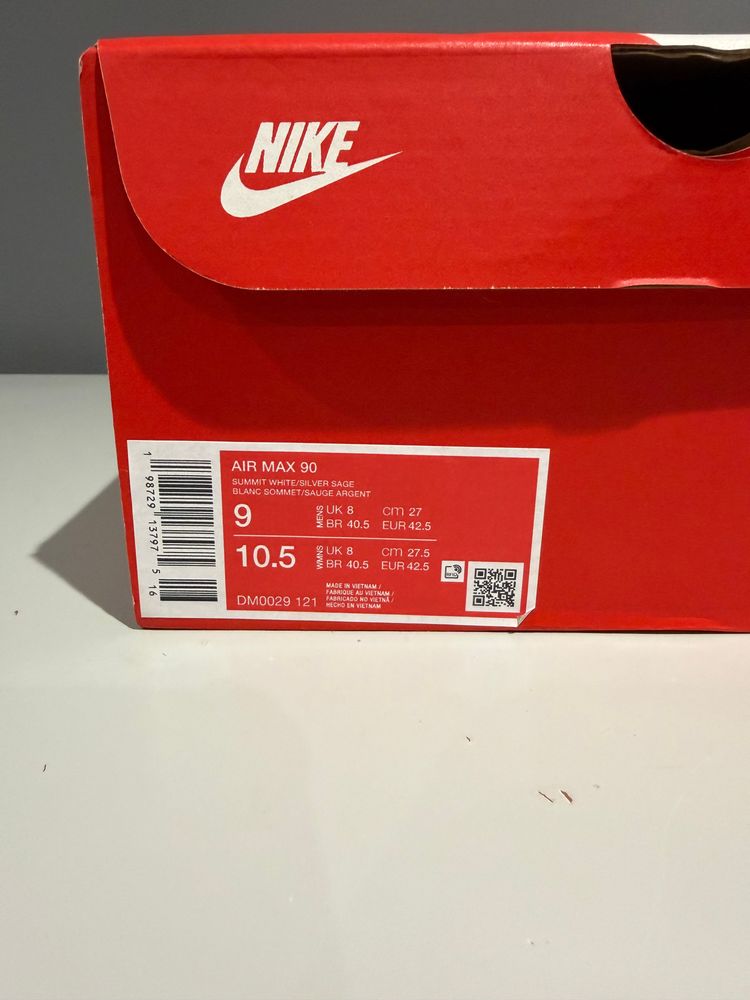 Immagine di Nike Air Max 90 Silver Sage UK 8  5