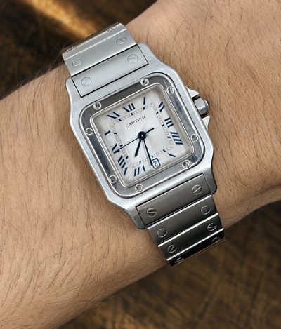 Cartier Santos Galbée Stainless Steel Quartz Watch | Date | Classic Luxury Dress Watch 2