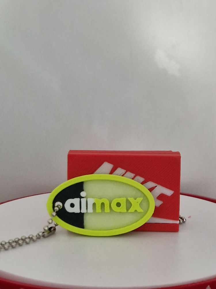 3d Printed Glow in the Dark Nike Air Max Keychain
