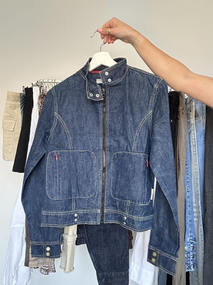 Other Vintage denim biker jacket product image