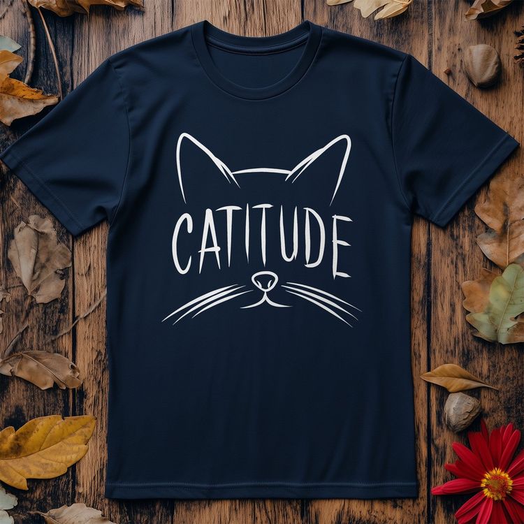 Cat Lovers Catitude T-Shirt - image 1