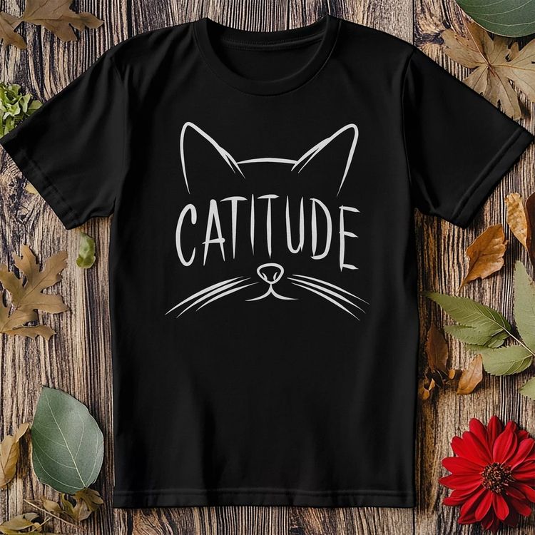 Cat Lovers Catitude T-Shirt - image 3