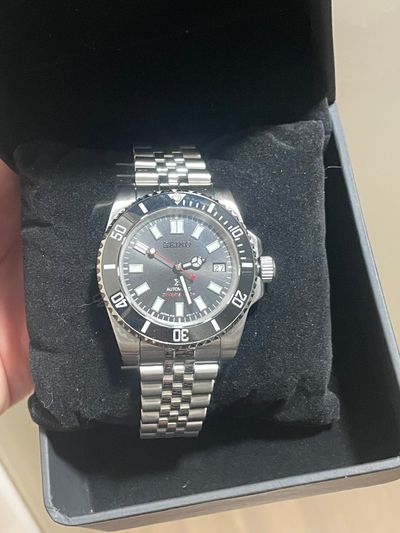 Seiko Mod submariner Black