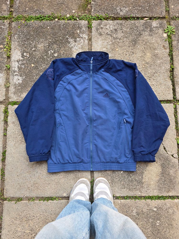 Adidas Blue Zip-Up Jacket