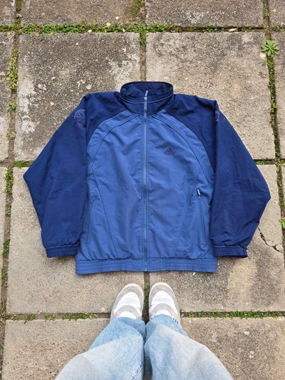 Adidas Blue Zip-Up Jacket