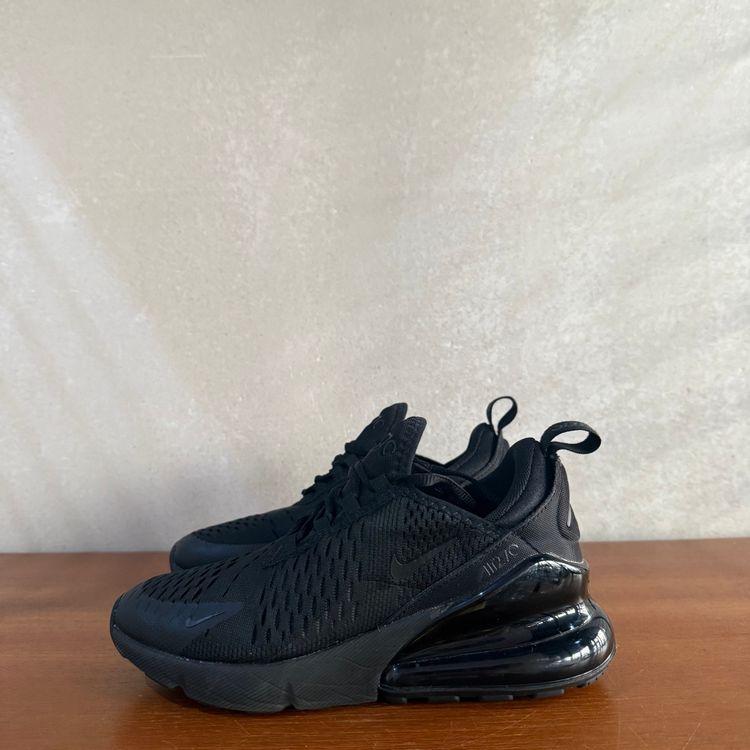 Nike Air Max 270 | Triple Black | Code: BQ5776-001 | UK 3 / US 3.5Y image 3