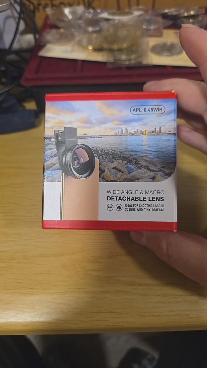 Aukey Wide Angle & Macro Detachable Lens Apl-0.45wm obraz 1