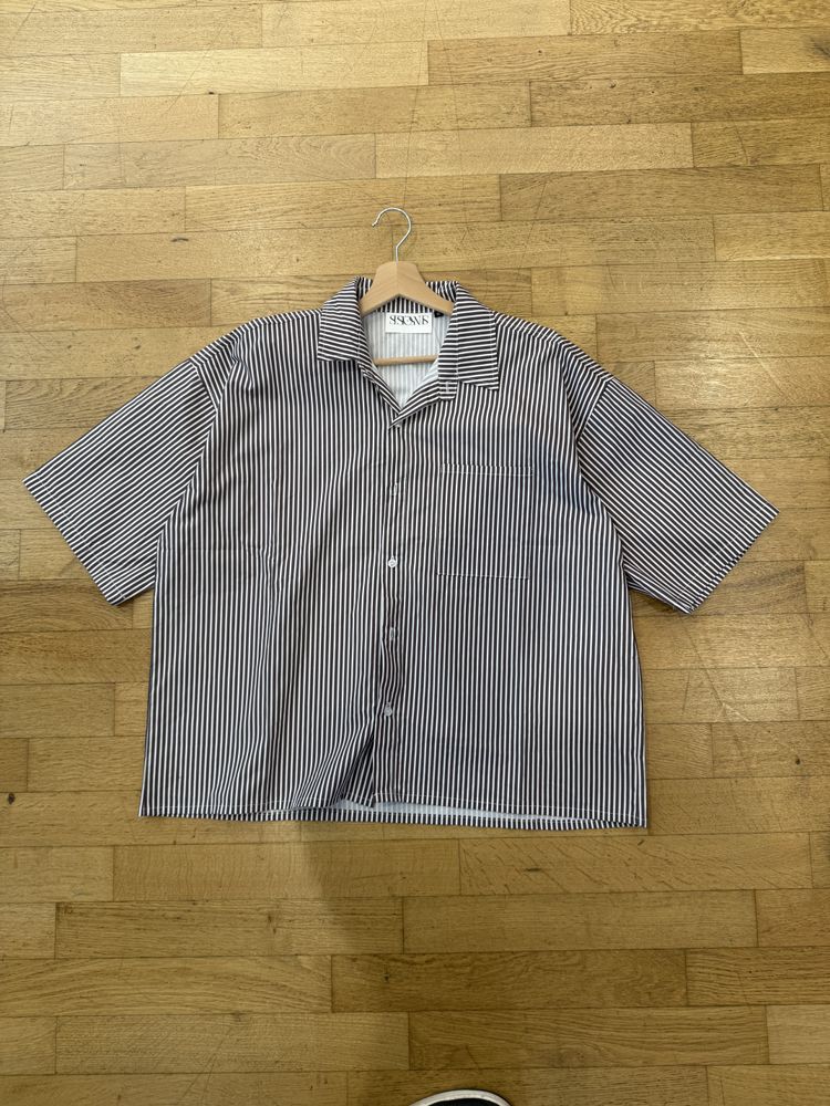 Camicia SESTOSENSO a righe crop