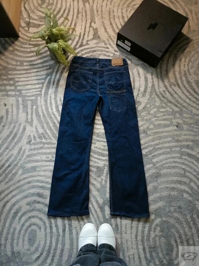 American Eagle Blue Denim Jeans Custom Flared 2