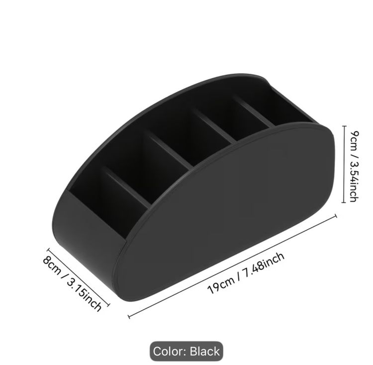 Black Remote Control Organizer image 3