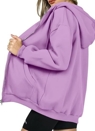 Purple Zip-Up Hoodie image 4