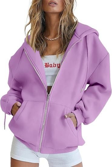 Purple Zip-Up Hoodie image 5
