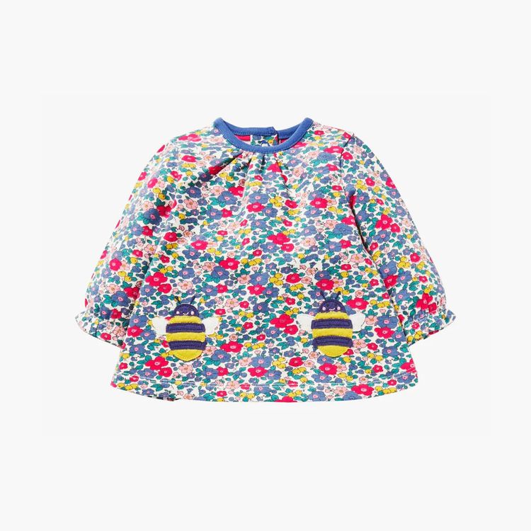 Other Baby Boden Supersoft Play Top in Multi Sky Apple Blossom product image