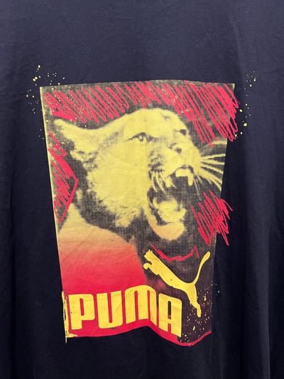 PUMA BLACK GRAPHIC T-SHIRT GRAPHIC TSHIRT BRAND NEW WITH TAGS