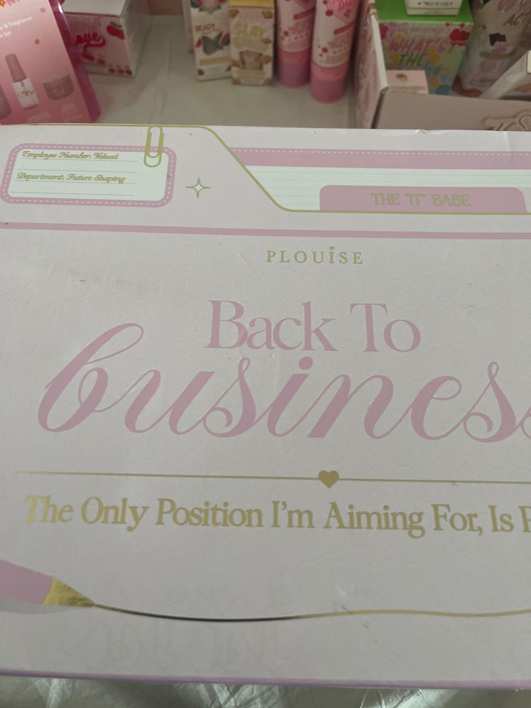 Pink Box With Text