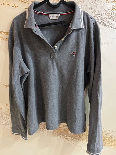 Moncler Long Sleeve Polo Shirt
