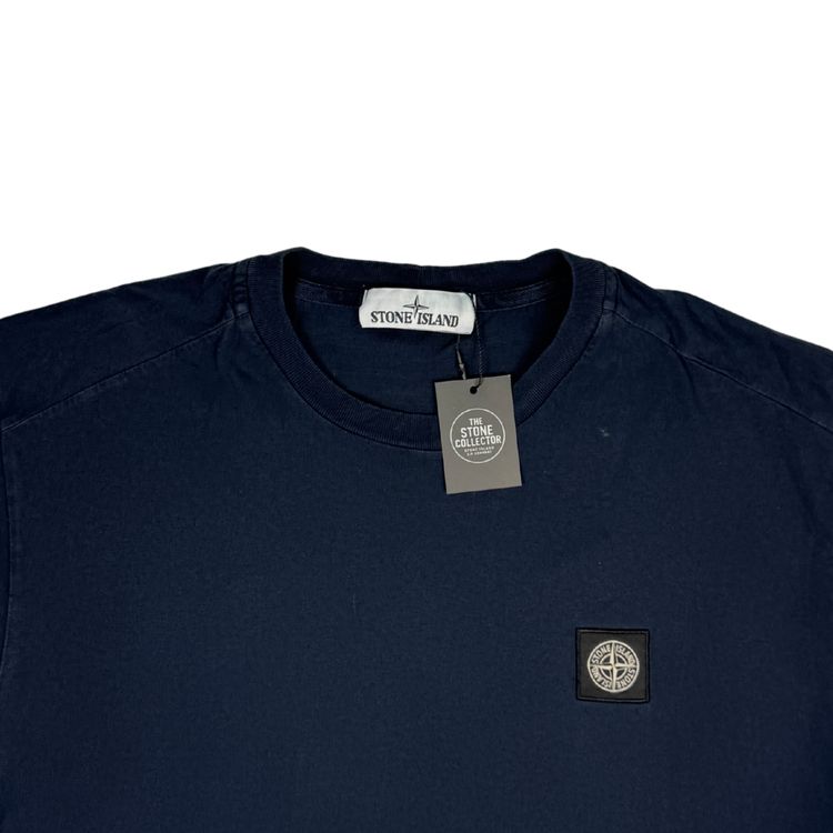 Camiseta Stone Island Azul marino manga corta - talla L image 4