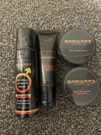 Sarwarz Natural Intimate Wash, Face Wash, Men'S Night Cream, Men'S Day Cream