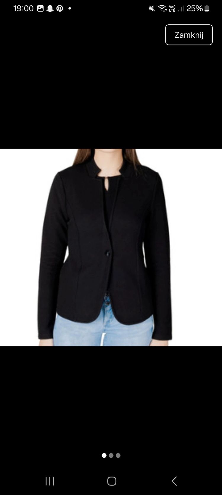 Black Women'S Blazer Jacket