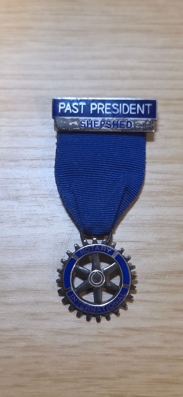 925 sterling silver Rotary International Past President Medal obraz 1