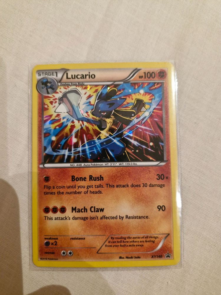 Lucario Pokemon Trading Card