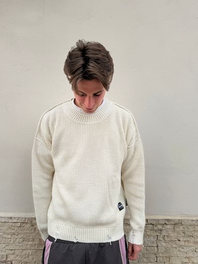 Maglione bianca elmts