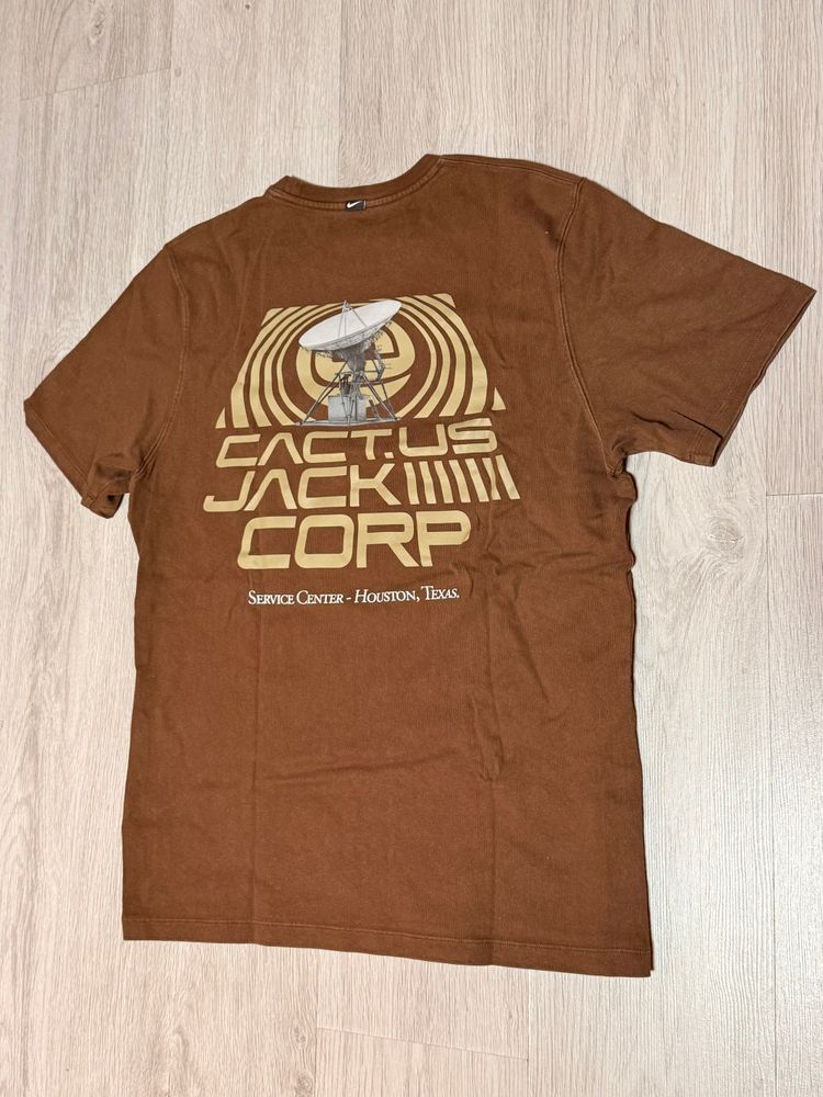 Cactus Jack Corp Brown T-Shirt