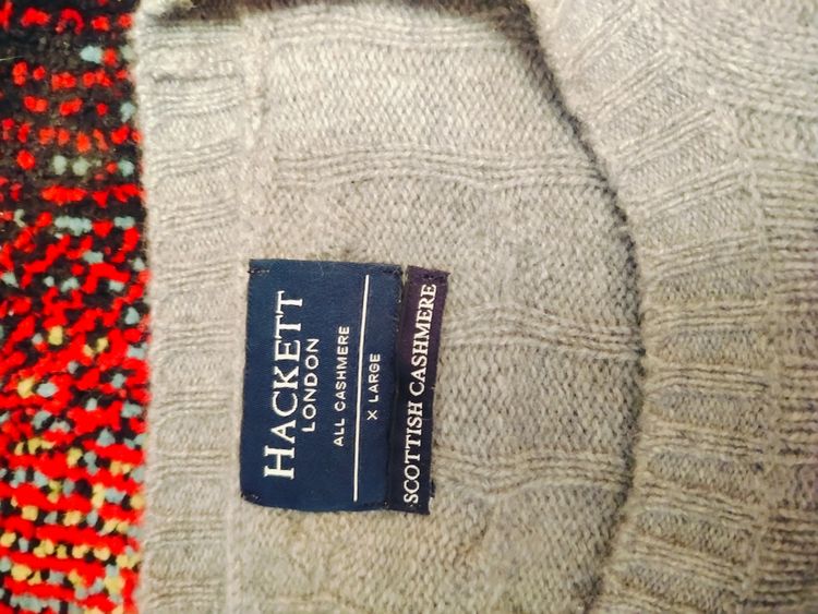 Hackett London Grey Cashmere Sweater image 6
