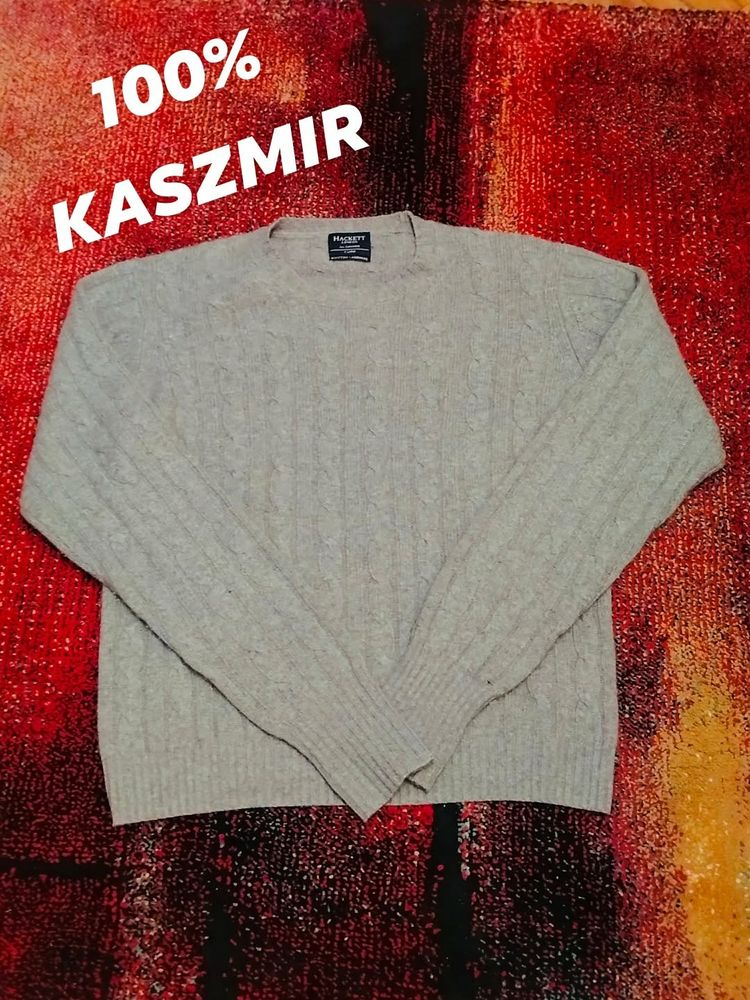 Hackett London Grey Cashmere Sweater