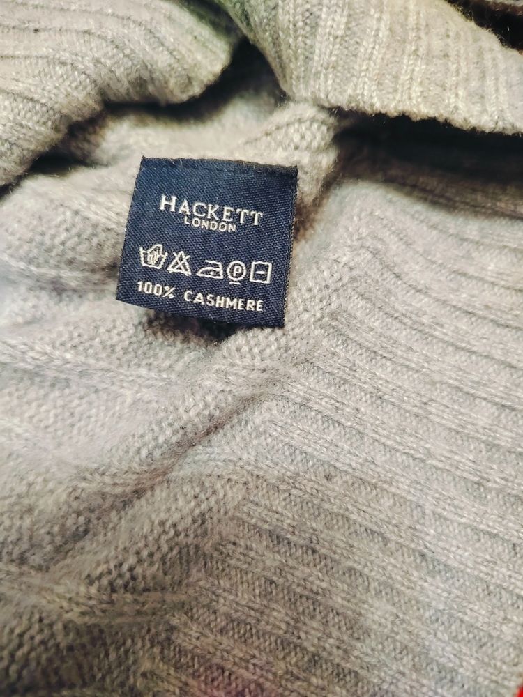 Hackett London Grey Cashmere Sweater image 4
