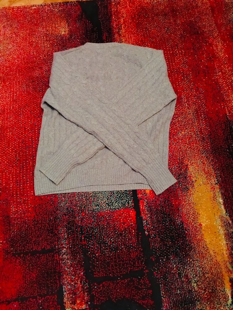 Hackett London Grey Cashmere Sweater image 3