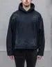 Balenciaga Black Soft Denim Pull-Over Jacket with Hood image 7