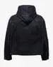 Balenciaga Black Soft Denim Pull-Over Jacket with Hood image 5