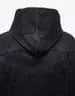 Balenciaga Black Soft Denim Pull-Over Jacket with Hood image 4