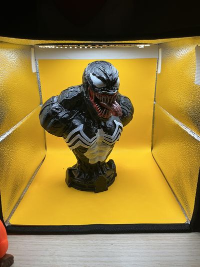 Black Venom Bust Figurine