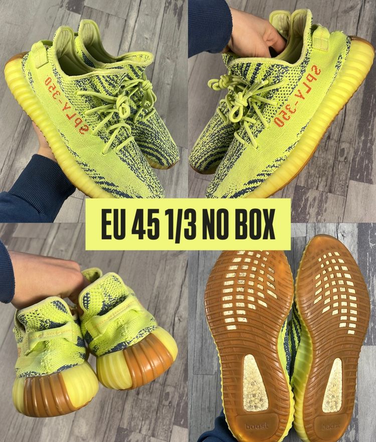 Yeezy YEEZY 350 FROZEN YELLOW 45 1/3 NO BOX product image