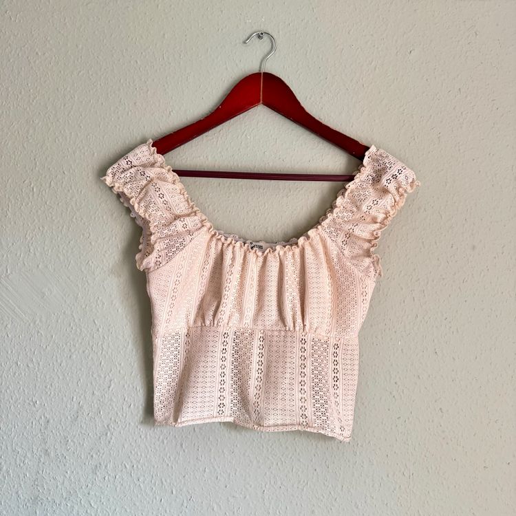Other Pink Lace Crop Top product image
