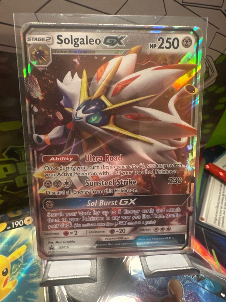 Pokemon Pokemon TCG Solgaleo Gx sm16 Trading Card product image